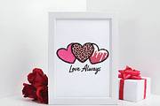 Valentine Day Png, Leopard Heart Png, an Illustration by DreamPrint404 (Thumbnail 5 of 8)