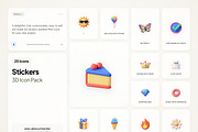 3D Stickers, an Emoji Icon by River Visual (Thumbnail 1 of 5)