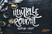 Humblle Rought - Font Duo + Extras, a Script Font by Dirtyline Studio (Thumbnail 2 of 12)