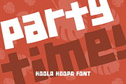 Hoola Hoopa | a big, fun impact Font, a Sans Serif Font by Little Type Factory (Thumbnail 7 of 11)