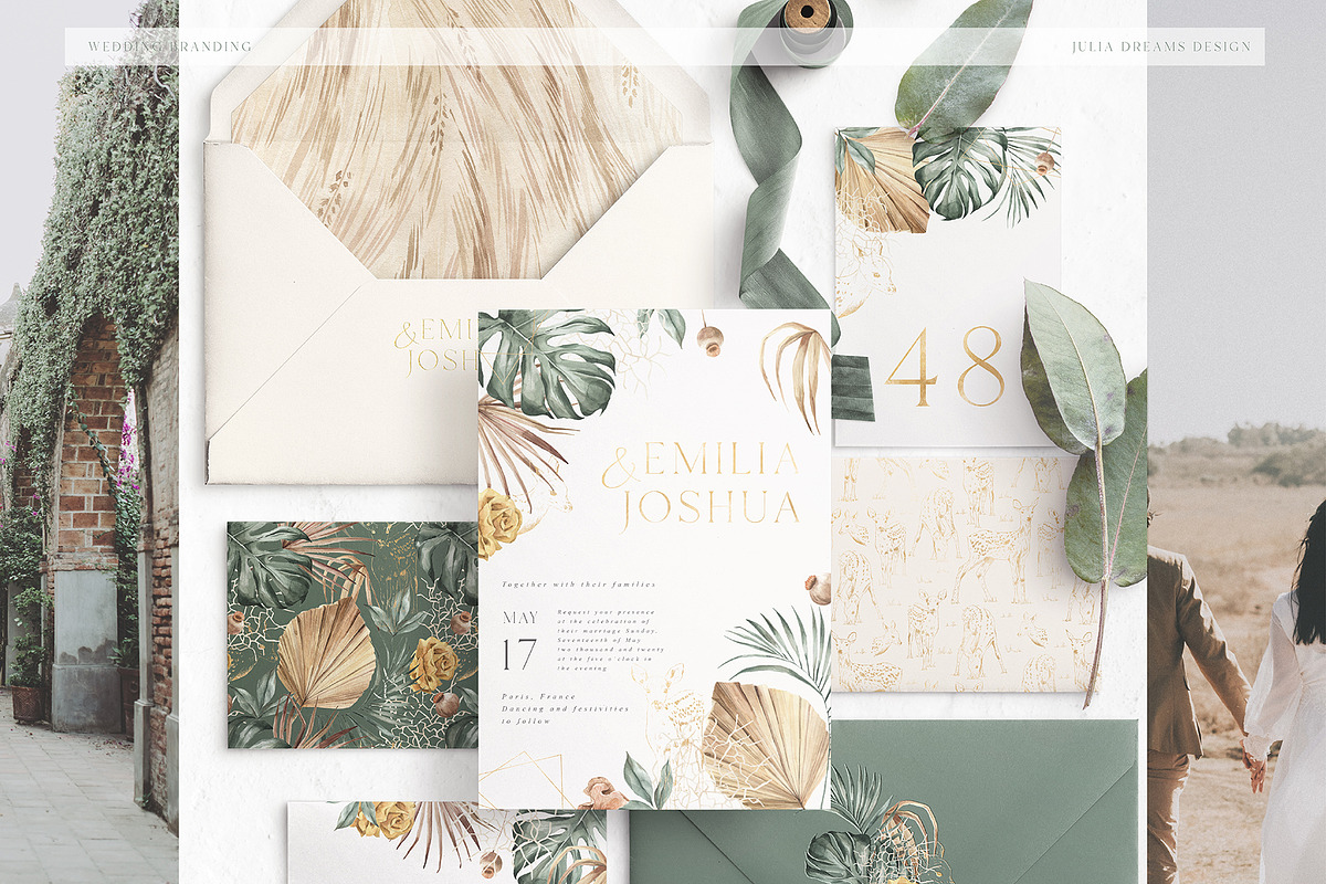 Modern Oasis Watercolor Collection, an Animal Illustration by Julia Dreams (Photo 2 of 10)