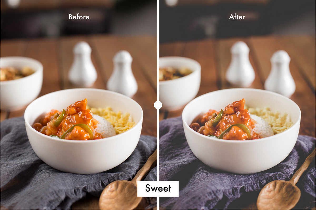 Bundle Food Lightroom Presets, an Action Add-On by IKFDY (Photo 3 of 7)