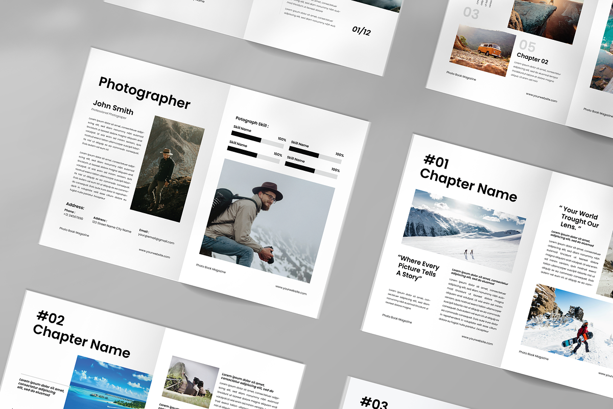 Photobook Magazine, a Magazine Template by SquidPixey (Photo 4 of 6)