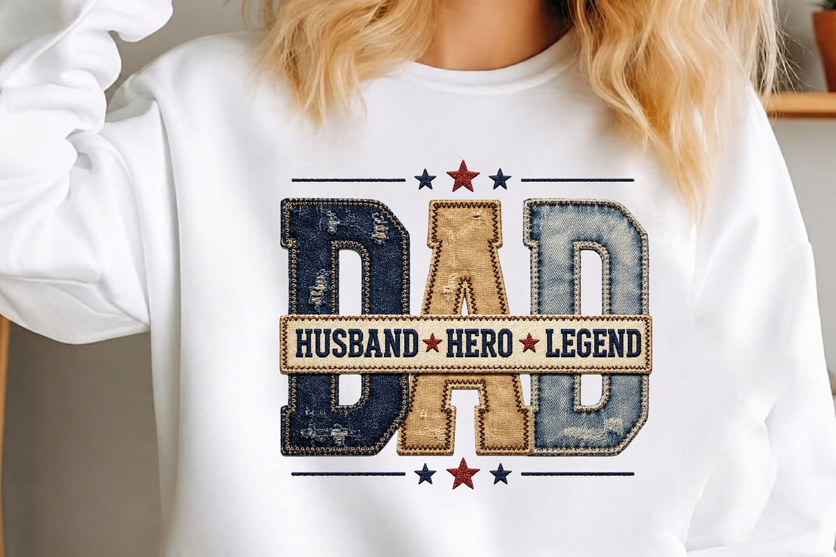 DAD Husband Hero Legend, Fathers Day, a Seasonal Illustration by Canvas Craft (Photo 2 of 6)