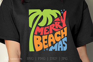 Summer Beach Life SVG,Merry Beachmas