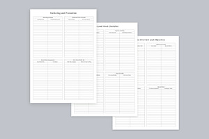 Event Planner Pages Set V-11