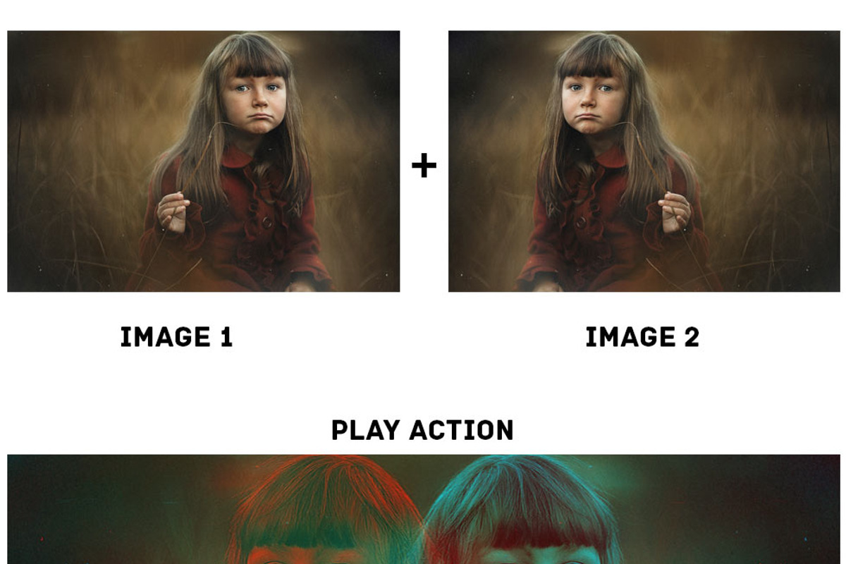 Double Color Exposure Actions preview 7