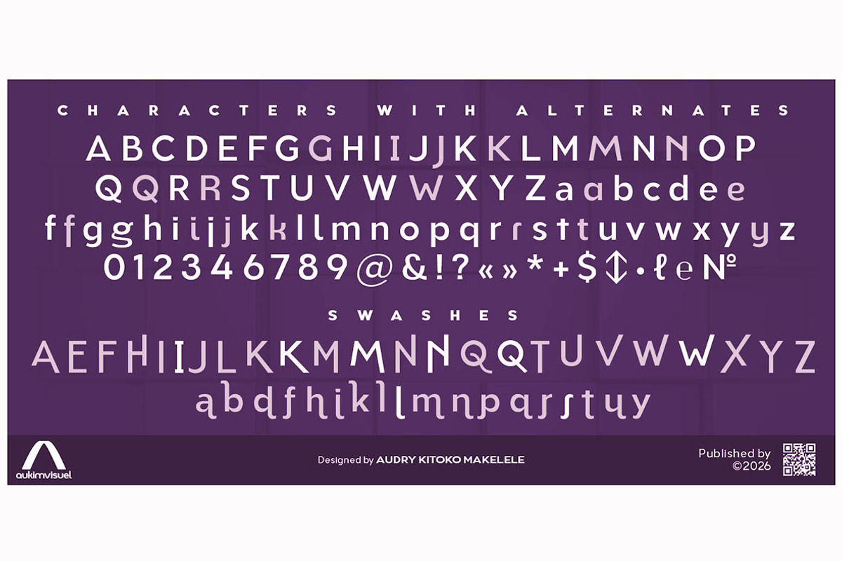 Aukim II Condensed, a Sans Serif Font by Aukimvisuel (Photo 7 of 15)