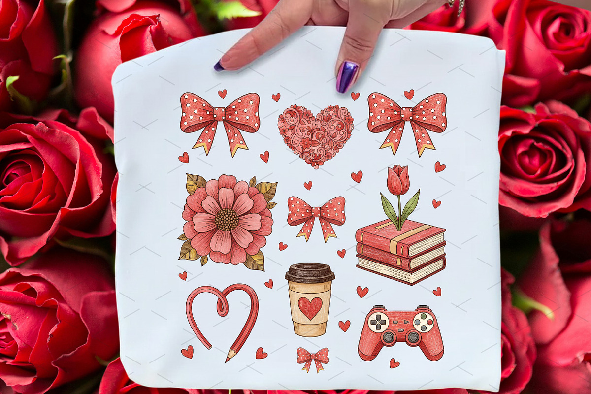 Teacher Valentine Coquette Shirt Des, a Graphic by Libby Wishes (Photo 6 of 7)