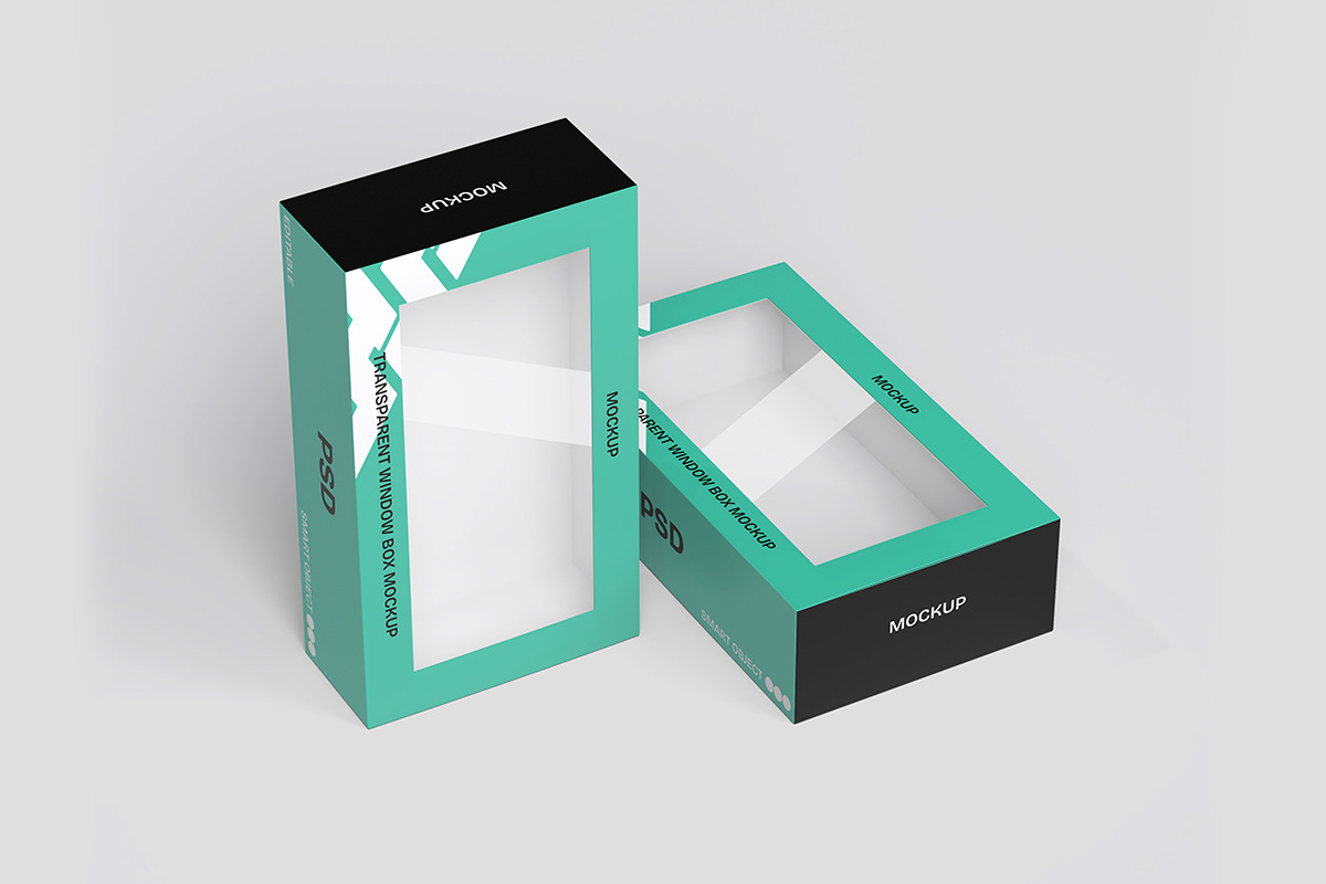 Transparent Window Box - Mockup, a Product Mockup by Rometheme Std