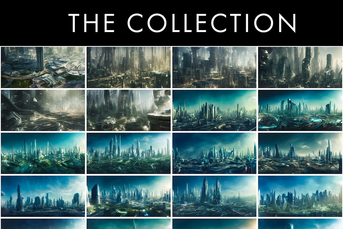 Futuristic city pack, a Technology Illustration by EMP Design (Photo 4 of 4)