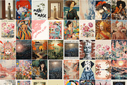 Modern Boho Eclectic Prints, a Background Graphic by Laras Wonderland (Thumbnail 3 of 9)