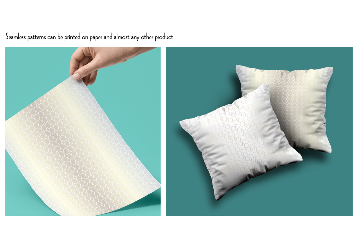 Seamless Silver Geometric Patterns, a Pattern Graphic by Melissa Held Designs (Photo 2 of 8)