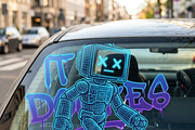 Retro TV Head Robot Walking, a Shirt Mockup by Vector Stall (Thumbnail 8 of 14)