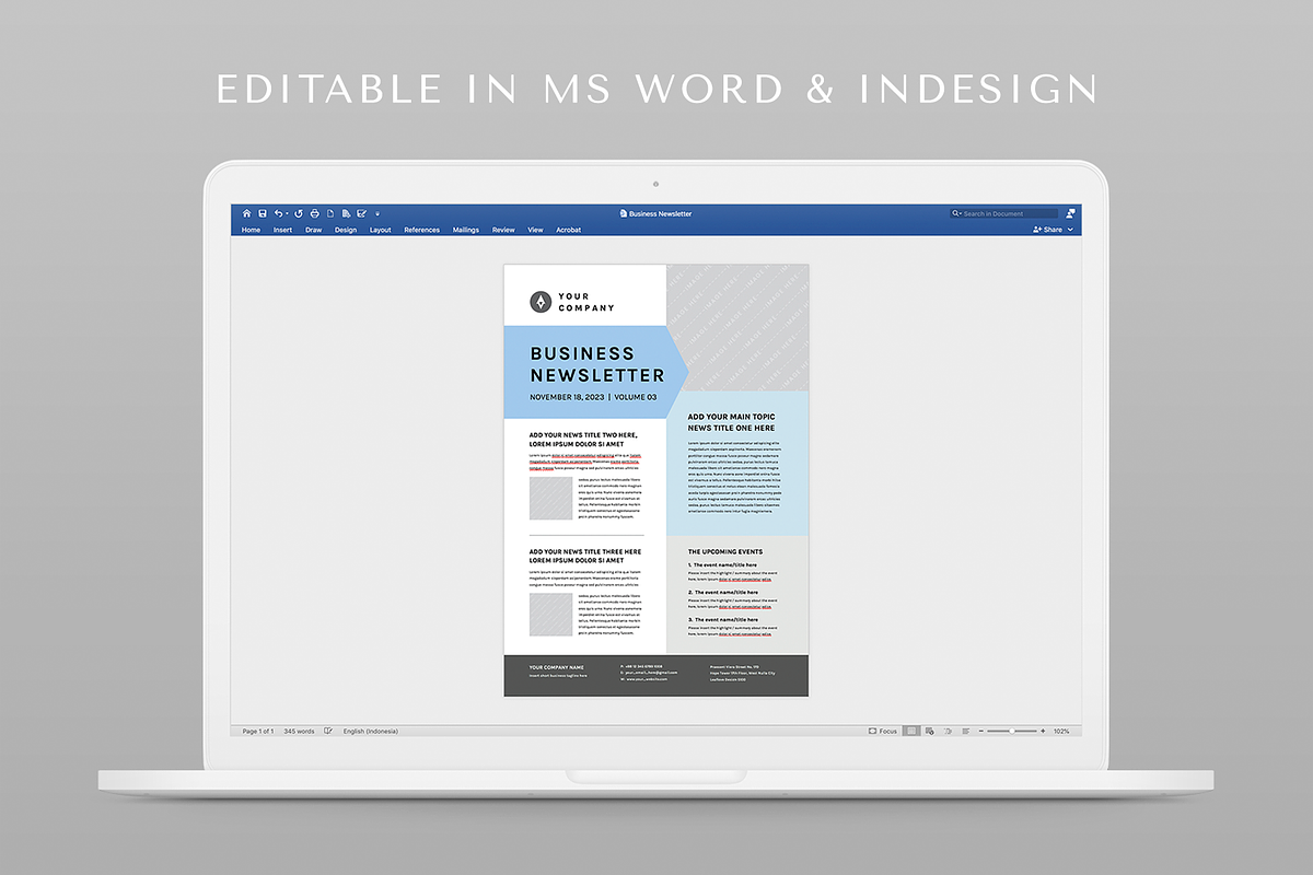 Business Newsletter, a Magazine Template by Leaflove (Photo 5 of 5)