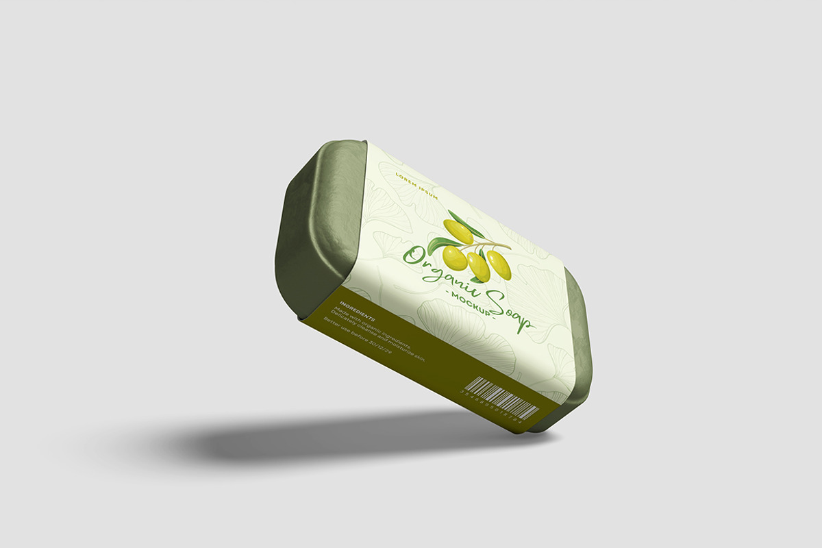 Modern Soap Mockup For Packaging, an Advertising Mockup by bimockup (Photo 5 of 6)