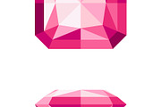 Pink gemstone icon set with, an Object Illustration by Things for designers (Thumbnail 2 of 3)