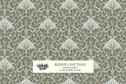 Berries Pattern, a Wallpaper Graphic by Bloomart Studio (Thumbnail 1 of 7)