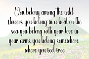 Photography | Script Font, a Handwritten Font by Scratchones (Thumbnail 6 of 8)