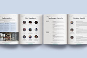 Conference Agenda Canva Template v3, a Magazine Template by 3.14&Co (Thumbnail 4 of 8)