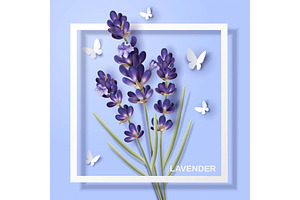 Lavender Flower Design