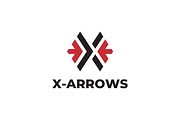 Letter X Arrows Logo Design, a Branding & Logo Template by johnkent (Thumbnail 1 of 3)
