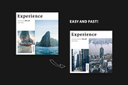 Travel Instagram Posts, a Social Media Template by Milos Knezevic (Thumbnail 3 of 6)