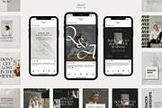 BUNDLE: Chic Canva Social Templates, a Social Media Template by Knead Creative (Thumbnail 3 of 8)