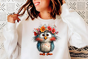 Spring cute baby birds clipart, an Illustration by SinaCreation (Thumbnail 8 of 11)