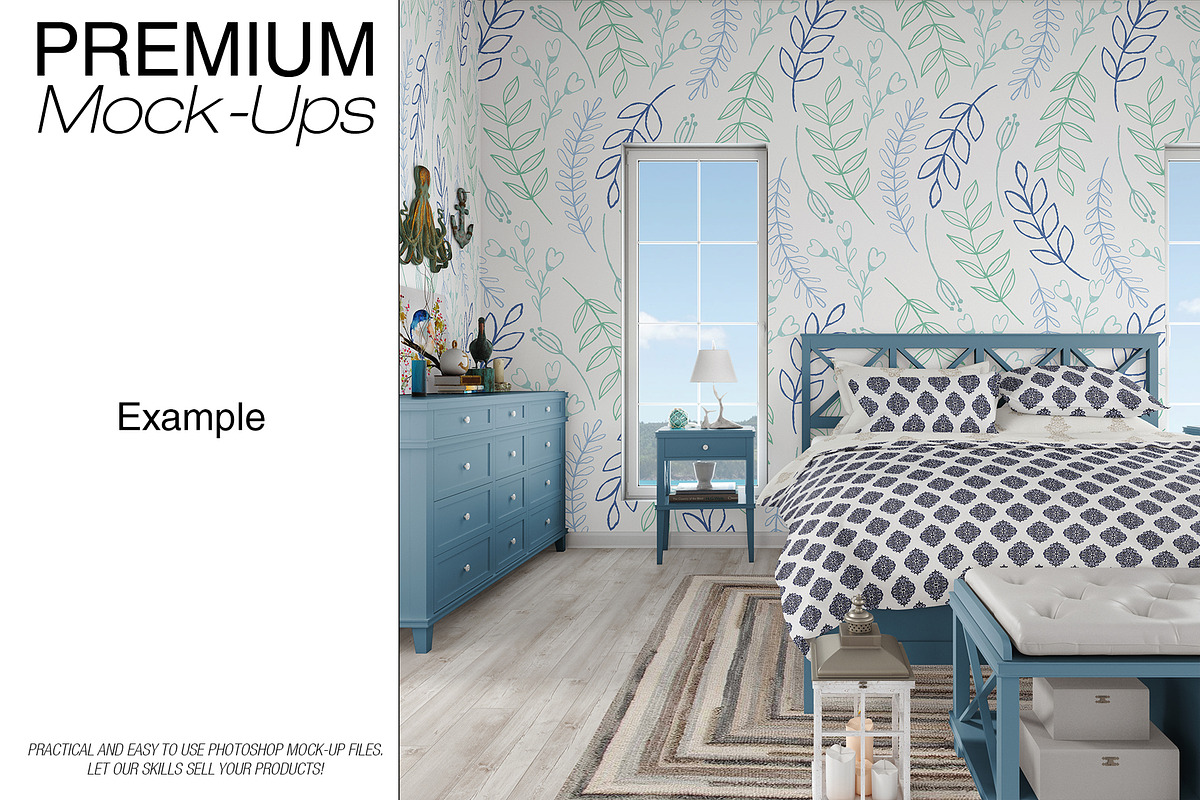 Bedding Mockups Coastal Style, a Product Mockup by mock-ups (Photo 17 of 18)