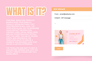 Pastel Email Signature Templates, an Email Template by SunshineStudioBoutique (Thumbnail 2 of 10)