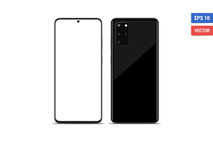 Mockup Samsung Galaxy S20 Plus