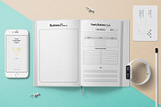 Business Planner | Ai & PDF, a Stationery Template by obayes (Thumbnail 2 of 7)