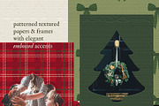 Christmas Embossed Frames & Papers, a Background Graphic by Madiwaso (Thumbnail 7 of 11)