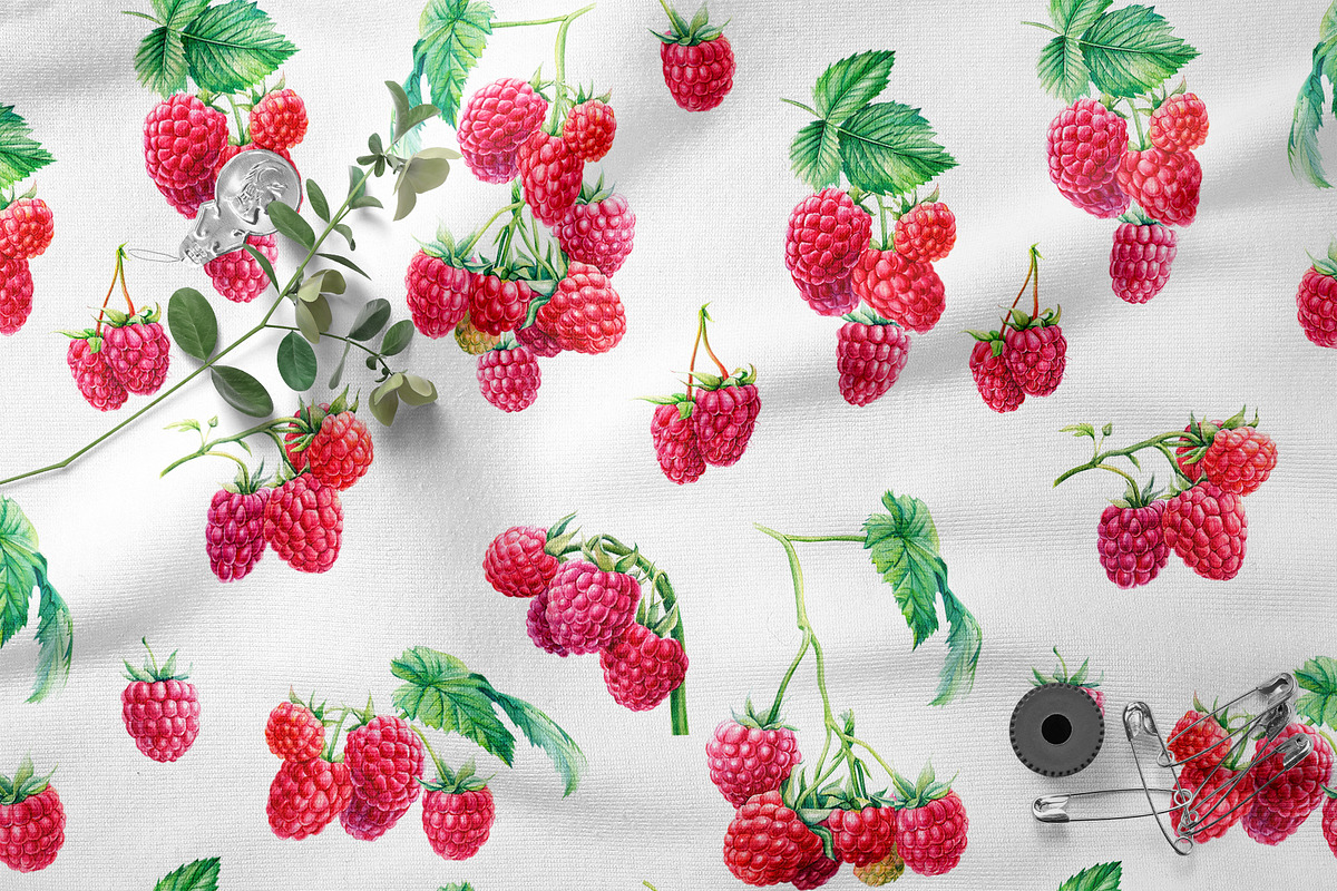 Watercolor Fresh Berries, a Decorative Illustration by Hanna Hryharenka (Photo 15 of 16)