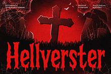 Hellverster – Horror Display Font