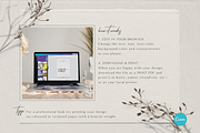 Floral Modern Wedding Invitation Set, an Invitation Template by StudioVonBraitenberg (Thumbnail 10 of 10)