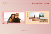 Digitally Pink Youtube Branding Kit, a Social Media Template by Tangerine Nation (Thumbnail 14 of 16)