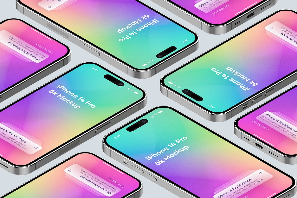 New iPhone 14 Pro 20 Mockup Scenes, an iPhone Mockup by LazyCrazy (Photo 7 of 8)