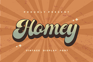 Homey Groovy Font
