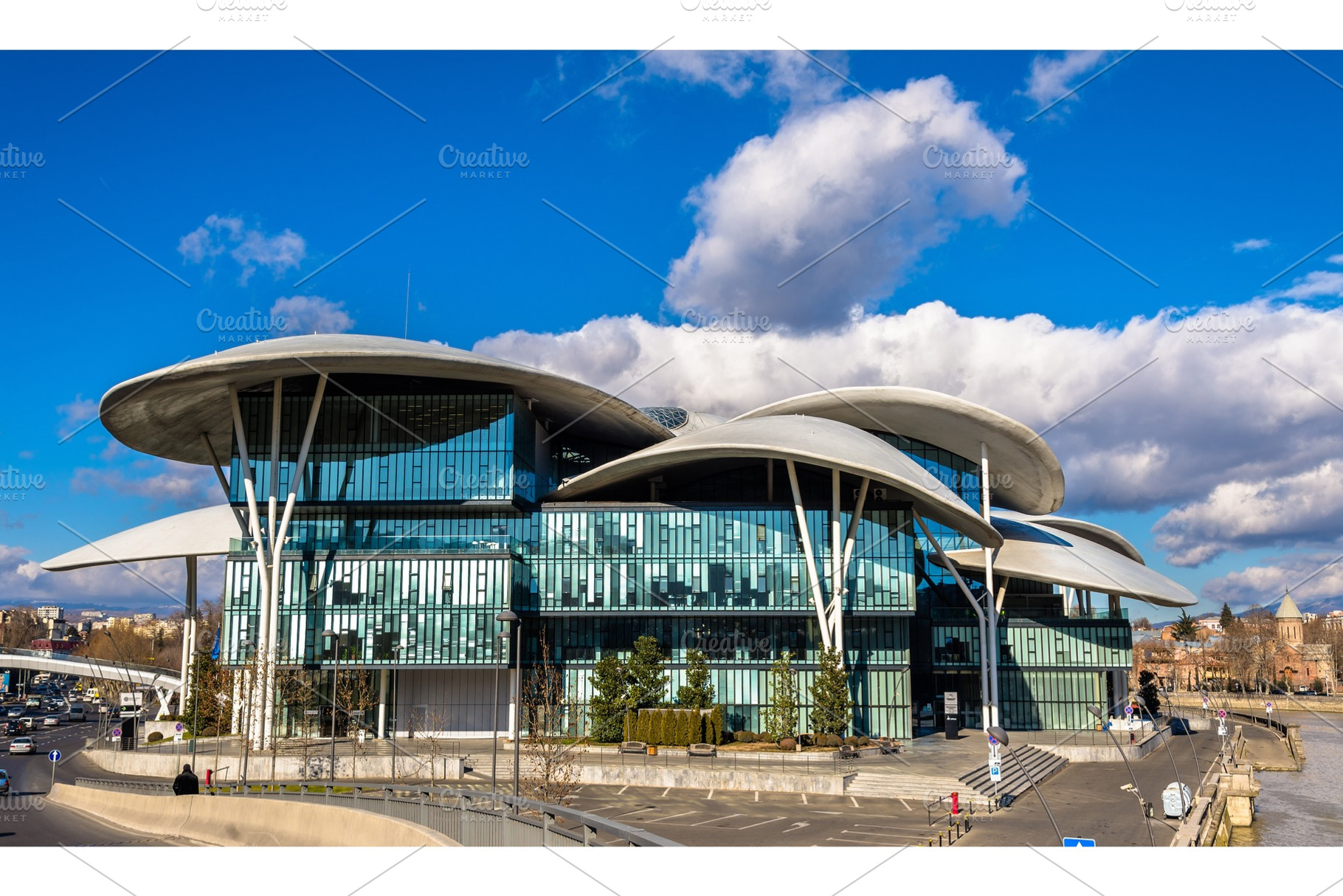 Public service hall in tbilisi stock photo containing tbilisi and hall, an Architecture Photo by Leonid Andronov