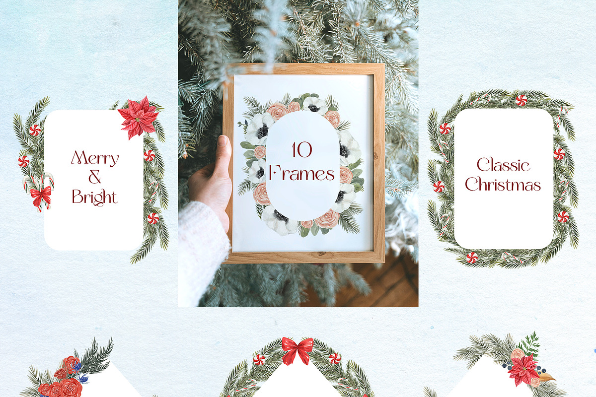Merry & Bright Classic Christmas, a Seasonal Illustration by Catch the Dream Art (Photo 12 of 16)