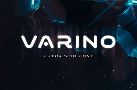 Varino - Futuristic, a Font by Arterfak Project
