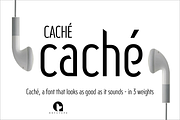 Cache, a Sans Serif Font by ArtyType (Thumbnail 1 of 5)