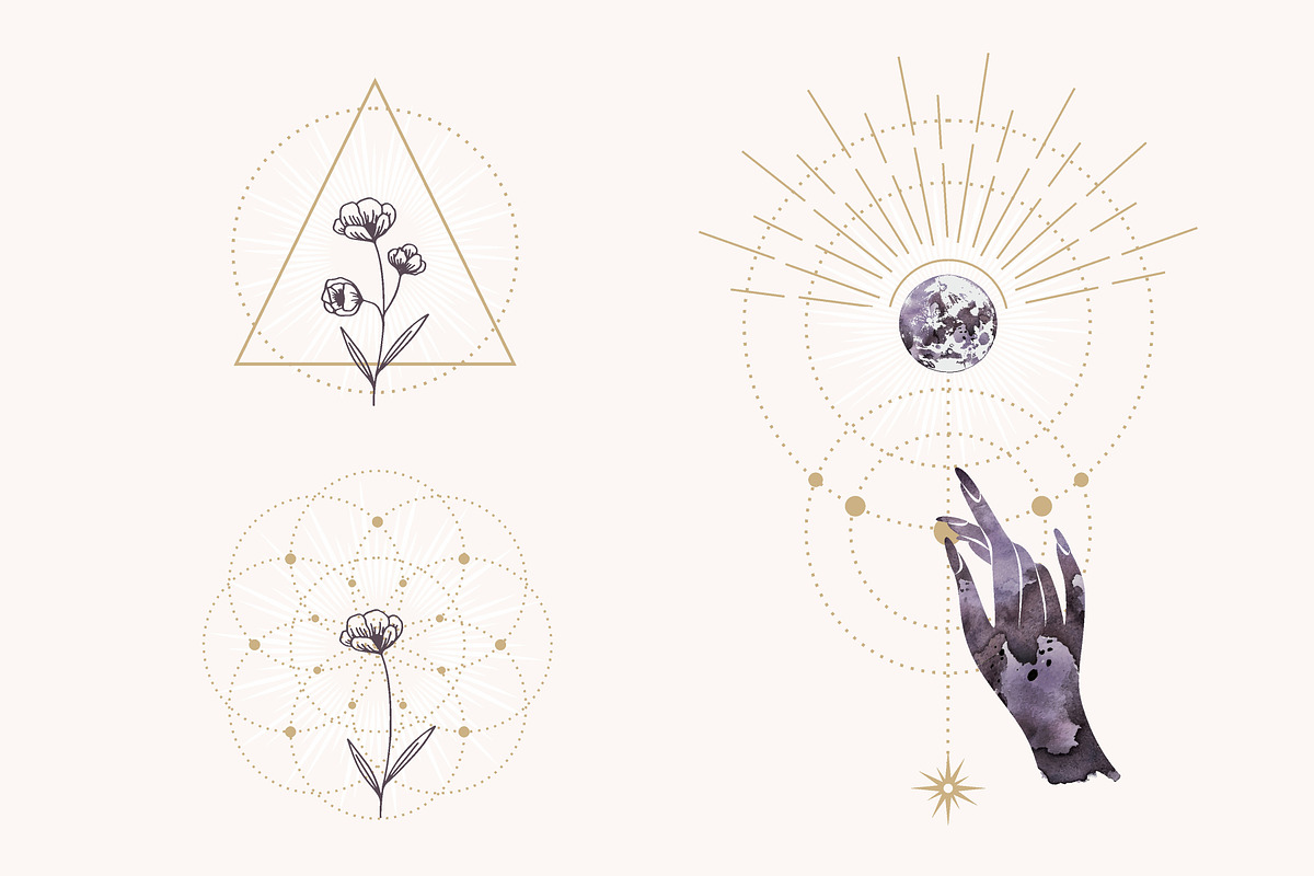 Digital Mystical heavenly bundle, an Illustration by Siriliadka Dreams (Photo 9 of 10)