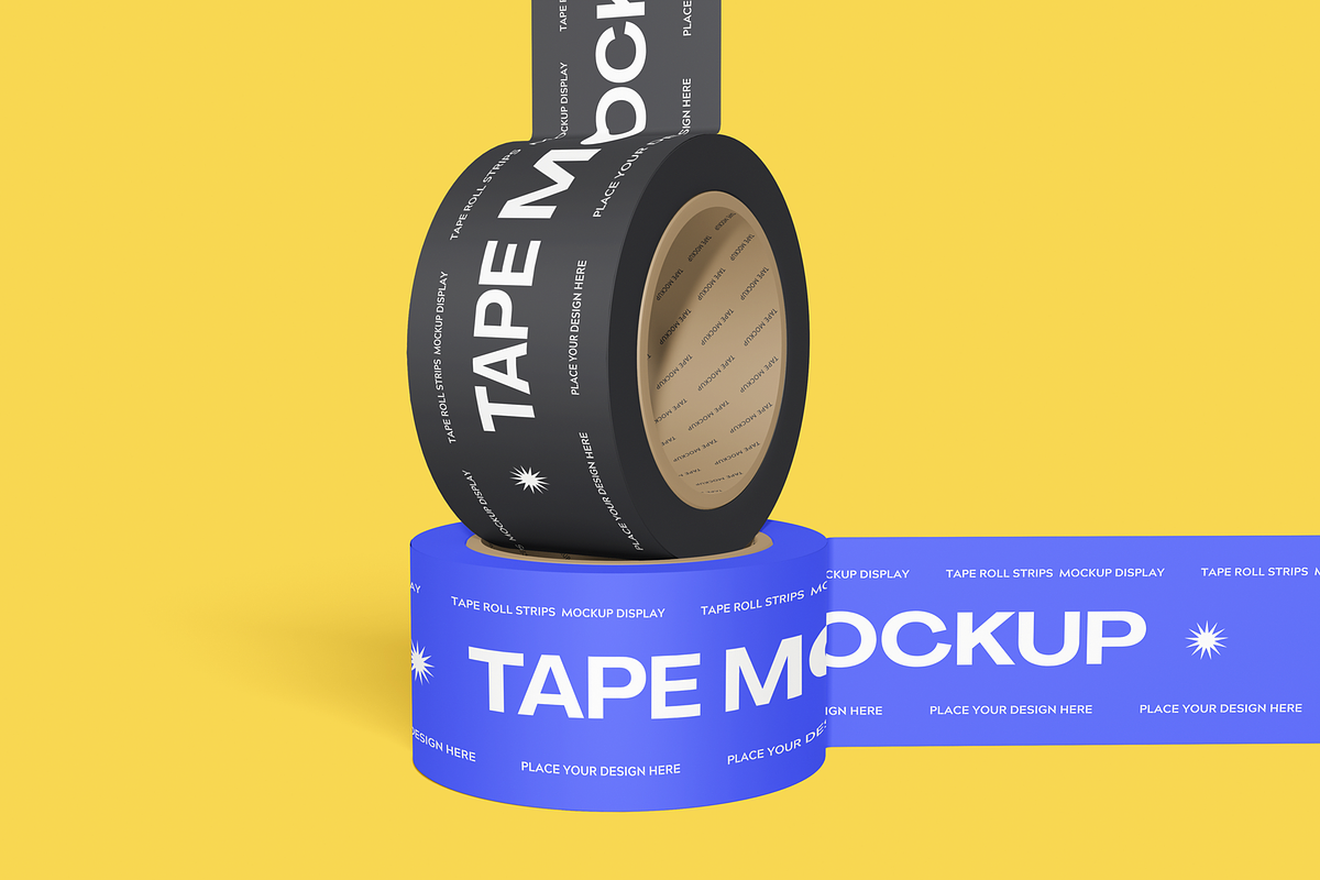 Duct Tape Mockup, a Household Mockup by DSNA Mockup (Photo 3 of 6)