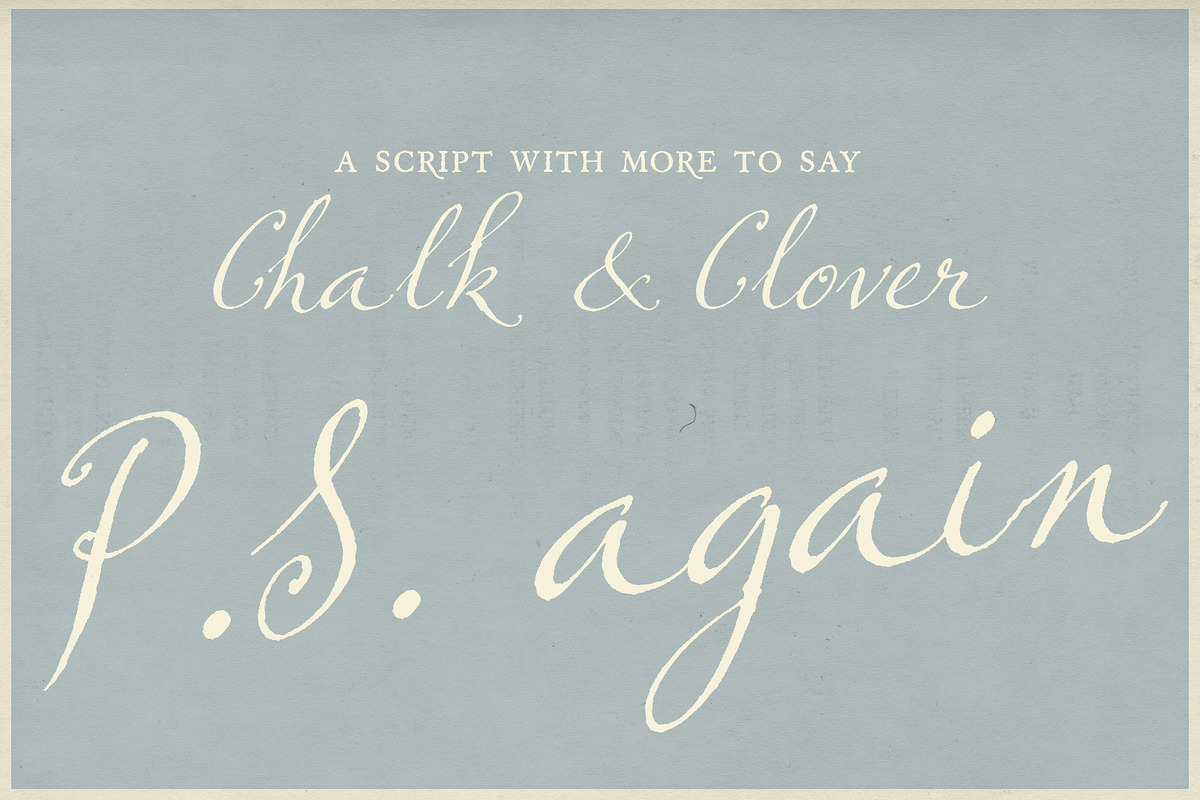 P.S. Again - Handwritten Script, a Script Font by Mneme (Photo 1 of 8)