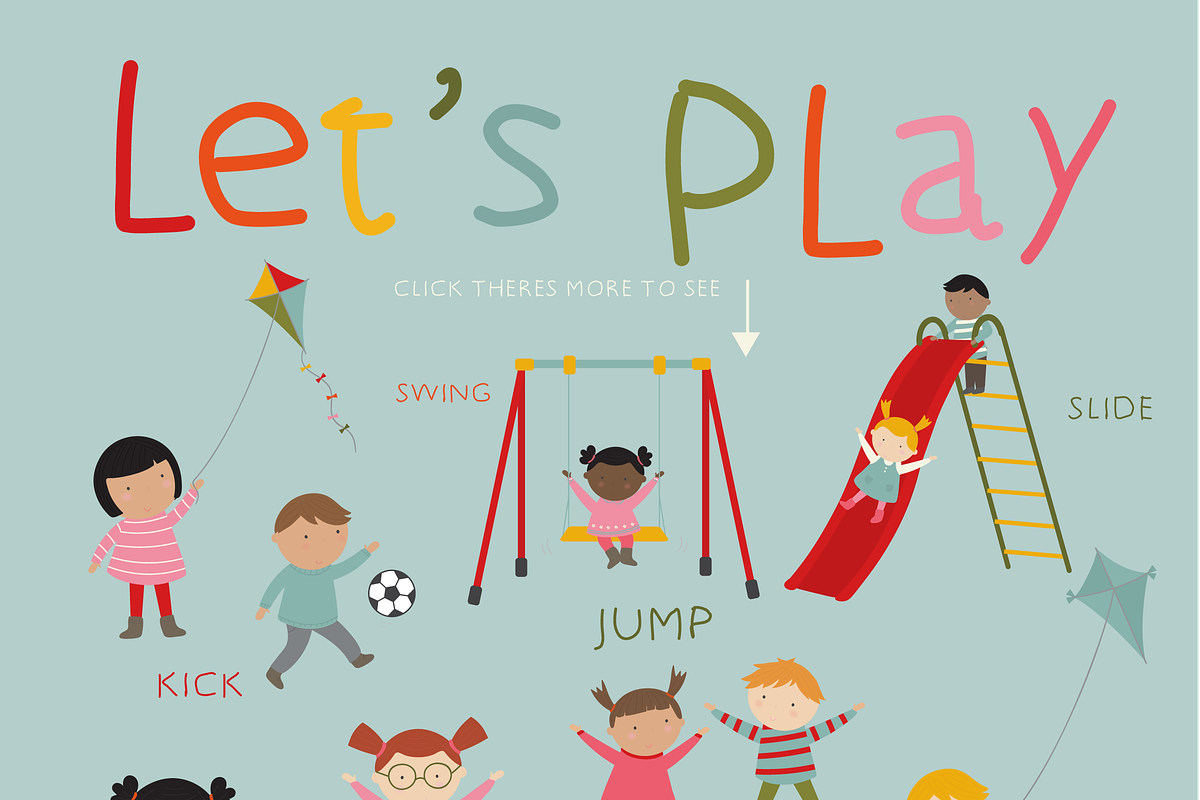 Lets play, an Education Illustration by Poppymoondesign (Photo 2 of 2)