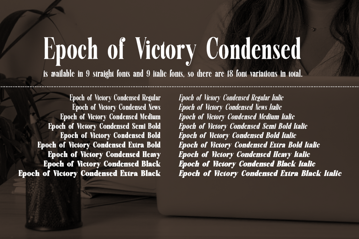 Epoch of Victory, a Serif Font by groens (Photo 7 of 7)