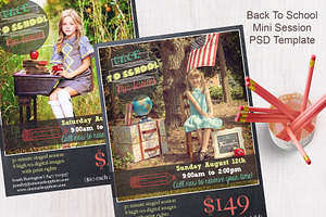 Back To School Mini Session Template